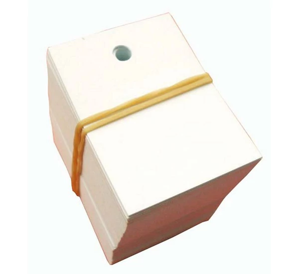 FÜGGŐ CÍMKE 30x40 mm FEHÉR