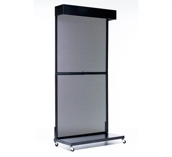 PERFORÁLT ÁLLVÁNY VILÁGÍTÁS FOGADÓVAL IPARI GÖRGŐVEL