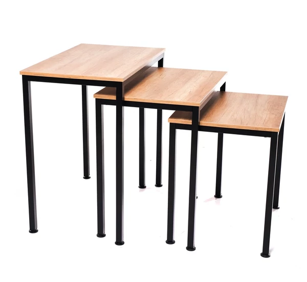DESIGN TERMÉK KÍNÁLÓ ASZTAL, FALAPHOZ, 3 DB/ SZETT
