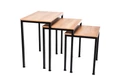 Kép 1/3 - DESIGN TERMÉK KÍNÁLÓ ASZTAL, FALAPHOZ, 3 DB/ SZETT