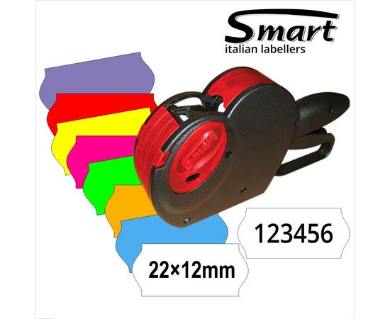 SMART P6 EGYSOROS ÁRAZÓGÉP (6 karakter) 22mm x 12 mm CÍMKE