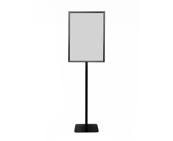 DESIGN INFÓ TÁBLA 150CM 2 X A1 FEKETE