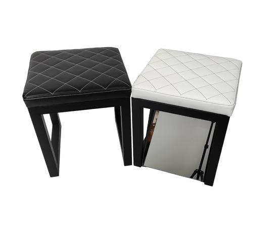 FEKETE DESIGN ÜLŐKE LÁB TÜKÖRREL