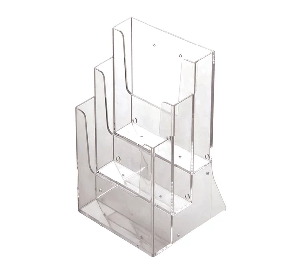 A/4 HÁROM REKESZES PLEXI PROSITARTÓ