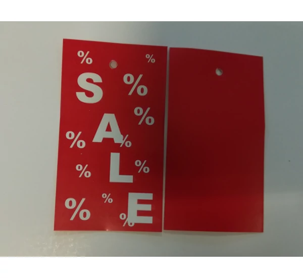 Függő etikett 45×80 mm  SALE felirattal (200 db/cs)