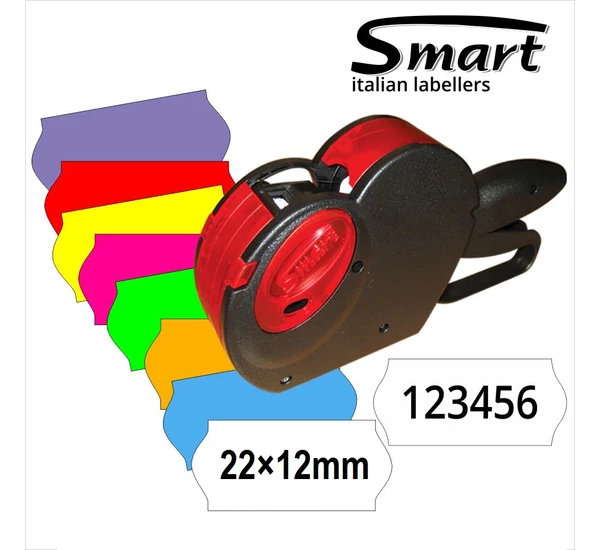 ELFOGYOTT ! SMART P6 EGYSOROS ÁRAZÓGÉP (6 karakter) 22mm x 12 mm CÍMKE ELFOGYOTT ! SMART P6 EGYSOROS ÁRAZÓGÉP (6 karakter) 22mm x 12 mm CÍMKE